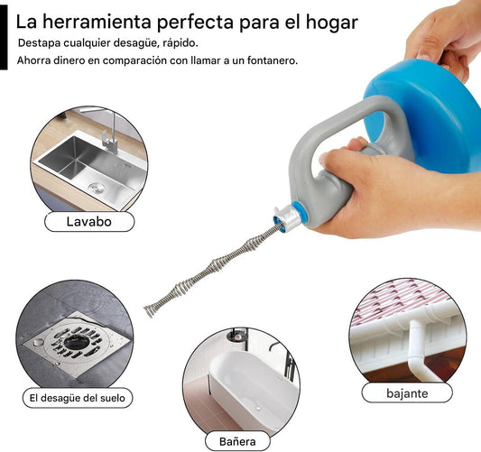 FlexiDrain™ Destapador Multiusos Tuberías