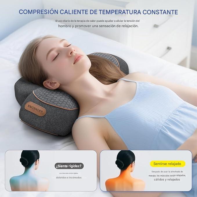 Almohada Masaje Cuello 3 en 1